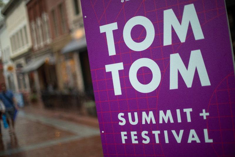 Tom Tom Festival sign