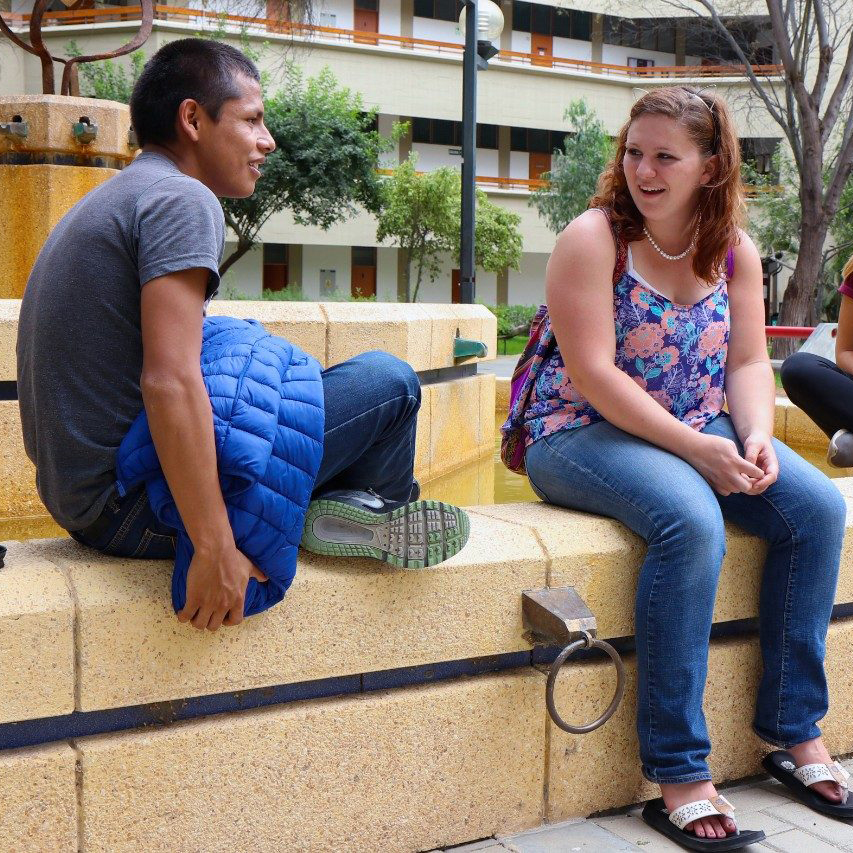 Students in Peru
