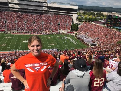 Dana Carhart is a first-generation student at Virginia Tech